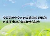 今日更新李宁wow6偏码吗 尺码怎么选择 韦德之道6有什么缺点