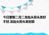今日更新二月二龙抬头剪头发好不好,龙抬头剪头发时辰