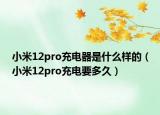 小米12pro充电器是什么样的（小米12pro充电要多久）