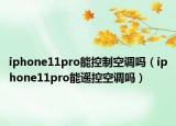 iphone11pro能控制空调吗（iphone11pro能遥控空调吗）