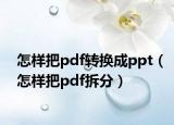 怎样把pdf转换成ppt（怎样把pdf拆分）