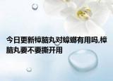 今日更新樟脑丸对蟑螂有用吗,樟脑丸要不要撕开用