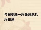 今日更新一斤桑葚泡几斤白酒