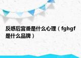 反感后宫番是什么心理（fghgf是什么品牌）