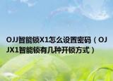OJJ智能锁X1怎么设置密码（OJJX1智能锁有几种开锁方式）