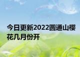 今日更新2022圆通山樱花几月份开