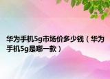 华为手机5g市场价多少钱（华为手机5g是哪一款）