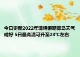 今日更新2022年清明假期青岛天气晴好 5日最高温可升至23℃左右