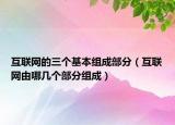 互联网的三个基本组成部分（互联网由哪几个部分组成）