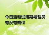 今日更新试用期被裁员有没有赔偿