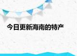 今日更新海南的特产