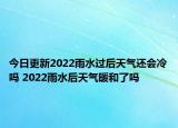 今日更新2022雨水过后天气还会冷吗 2022雨水后天气暖和了吗