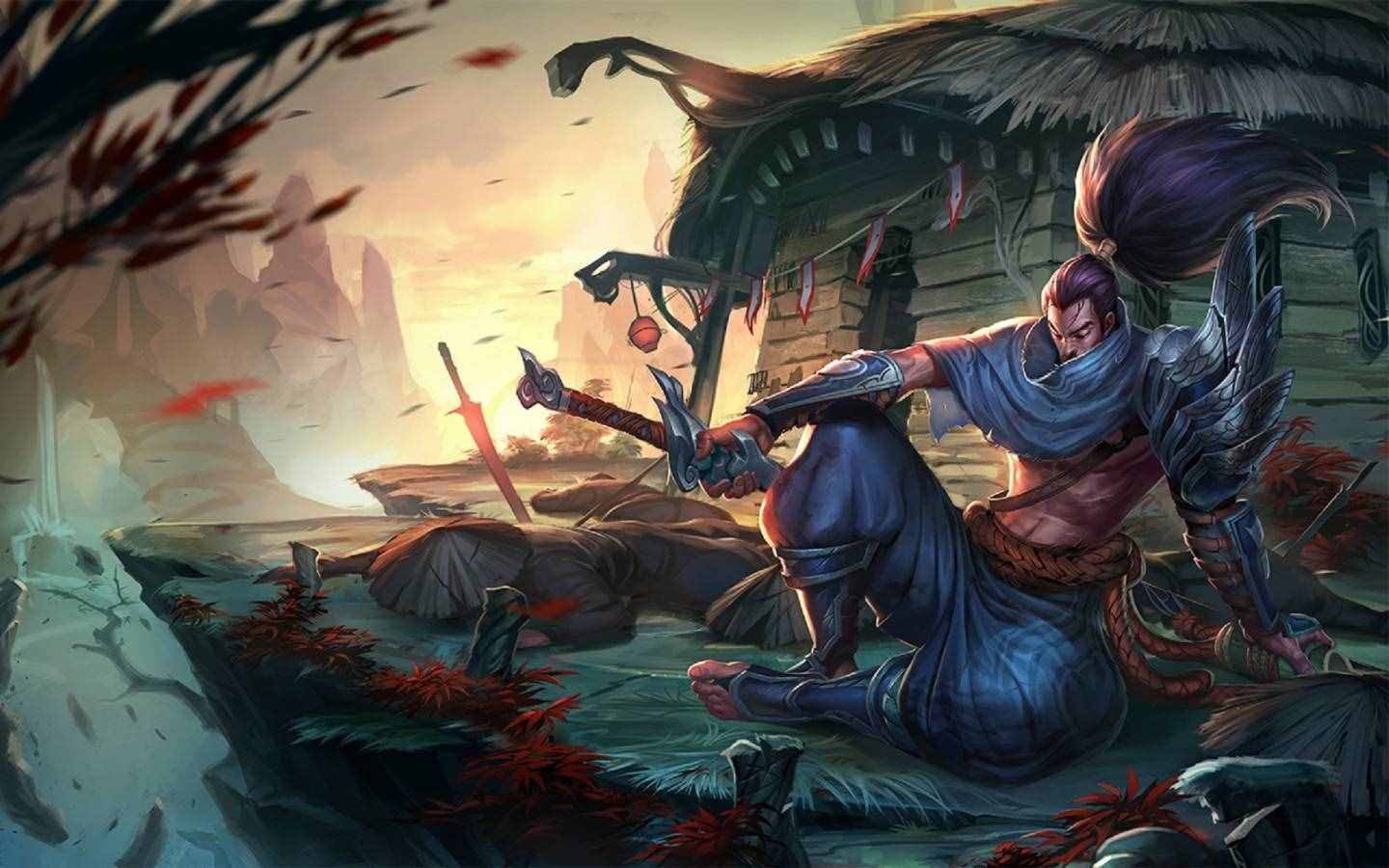 LOL恶魔之刃亚索提前预览：火焰刀跳劈帅爆了！