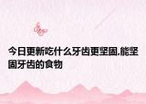 今日更新吃什么牙齿更坚固,能坚固牙齿的食物