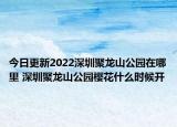 今日更新2022深圳聚龙山公园在哪里 深圳聚龙山公园樱花什么时候开