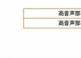 今日更新大合唱动作（合唱队形排列）