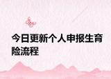今日更新个人申报生育险流程