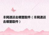 丰网速运去哪里取件（丰网速运去哪里取件）