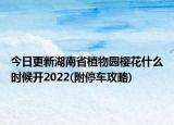 今日更新湖南省植物园樱花什么时候开2022(附停车攻略)
