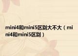 mini4和mini5区别大不大（mini4和mini5区别）