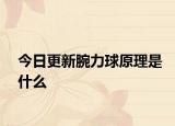 今日更新腕力球原理是什么