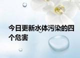 今日更新水体污染的四个危害