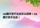qq图片发不出去怎么回事（qq图片发不出去）