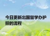 今日更新出国留学办护照的流程