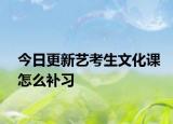 今日更新艺考生文化课怎么补习