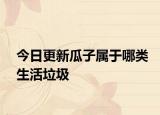 今日更新瓜子属于哪类生活垃圾