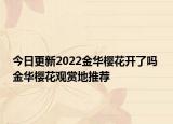 今日更新2022金华樱花开了吗 金华樱花观赏地推荐