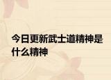 今日更新武士道精神是什么精神