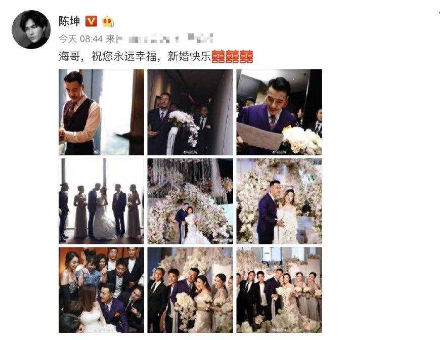 42岁陈坤首次当伴郎，现场帅过新郎，看陈坤往期高颜值帅气角色