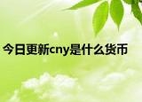 今日更新cny是什么货币