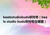 beatsstudiobuds序列号（beats studio buds序列号在哪里）