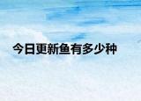 今日更新鱼有多少种