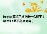 beatsx耳机正常充电什么样子（Beats X耳机怎么充电）