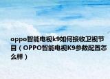 oppo智能电视k9如何接收卫视节目（OPPO智能电视K9参数配置怎么样）