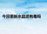 今日更新水晶泥有毒吗