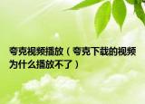 夸克视频播放（夸克下载的视频为什么播放不了）