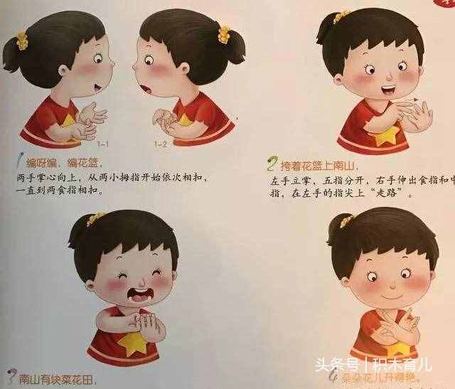 开发右脑的16首简单手指操儿歌，让宝宝开口早促进大脑发育，收藏