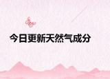 今日更新天然气成分