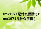 rmx1971是什么品牌（rmx1971是什么手机）