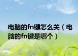 电脑的fn键怎么关（电脑的fn键是哪个）