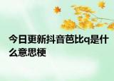 今日更新抖音芭比q是什么意思梗