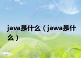 java是什么（jawa是什么）
