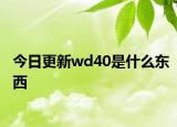 今日更新wd40是什么东西