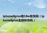 iphone8plus有18w快充吗（iphone8plus支持快充吗）