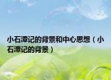 小石潭记的背景和中心思想（小石潭记的背景）