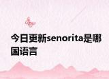 今日更新senorita是哪国语言